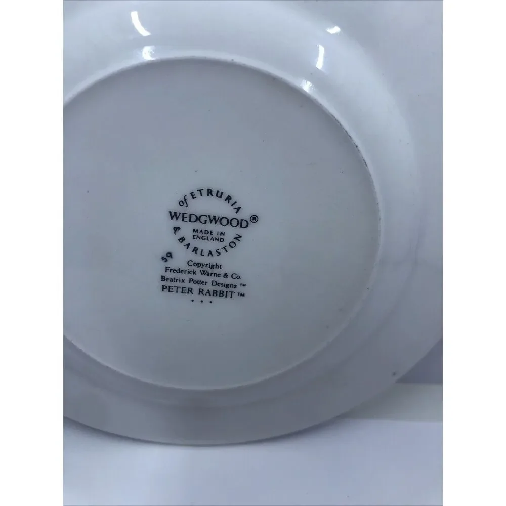 Peter Rabbit Nursery Plate by Wedgwood Plate 7”  - Beatrix Potter